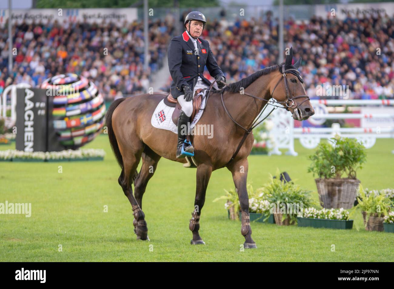 Aachen Juni 2022: CHIO - Bilder vom Springen Stockfoto