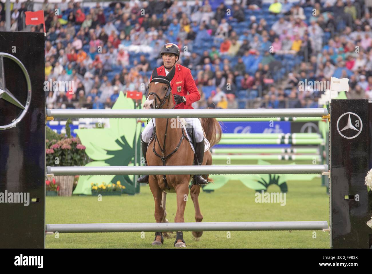 Aachen Juni 2022: CHIO - Bilder vom Springen Stockfoto