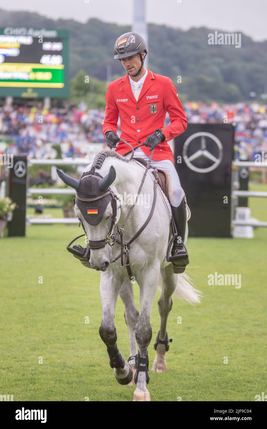 Aachen Juni 2022: CHIO - Bilder vom Springen Stockfoto