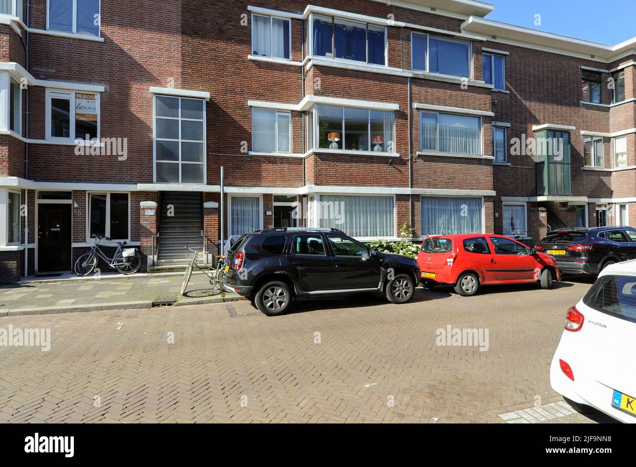 Typisches Wohnhaus in Den Haag, Niederlande Stockfoto