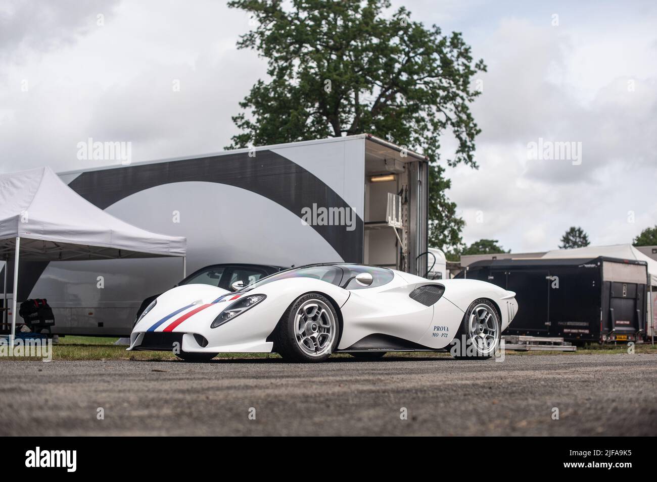 De Tomaso P72 während der Le Mans Classic 2022 vom 30. Juni bis 3. Juli 2022 auf dem Circuit des 24 Heures du Mans in Le Mans, Frankreich - Foto Joris Clerc / DPPI Stockfoto