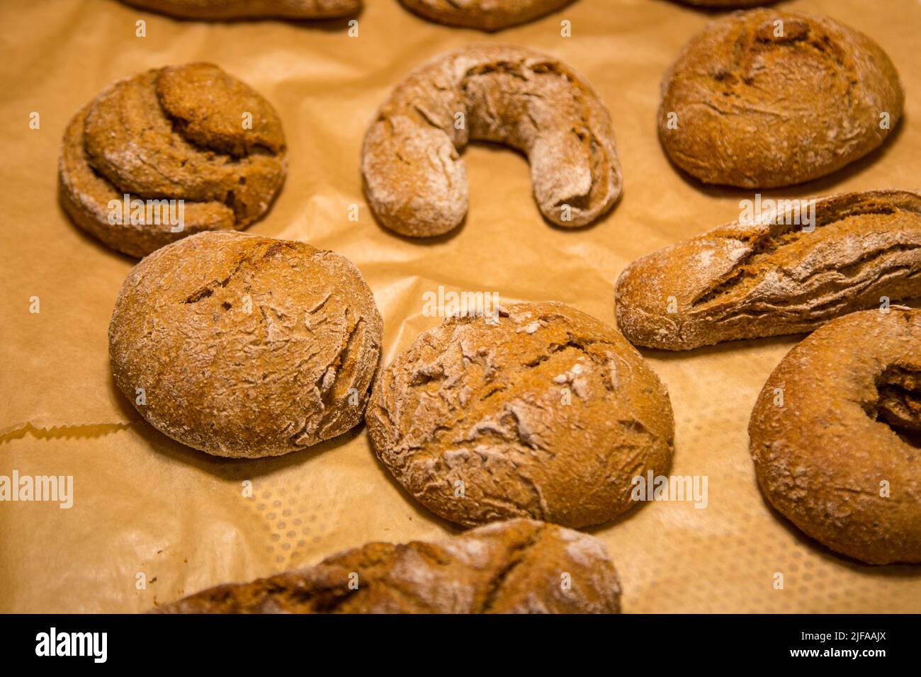 Lesachtaler Hausbrot, Lesachtal, Slow Food Region, Kärnten Stockfoto