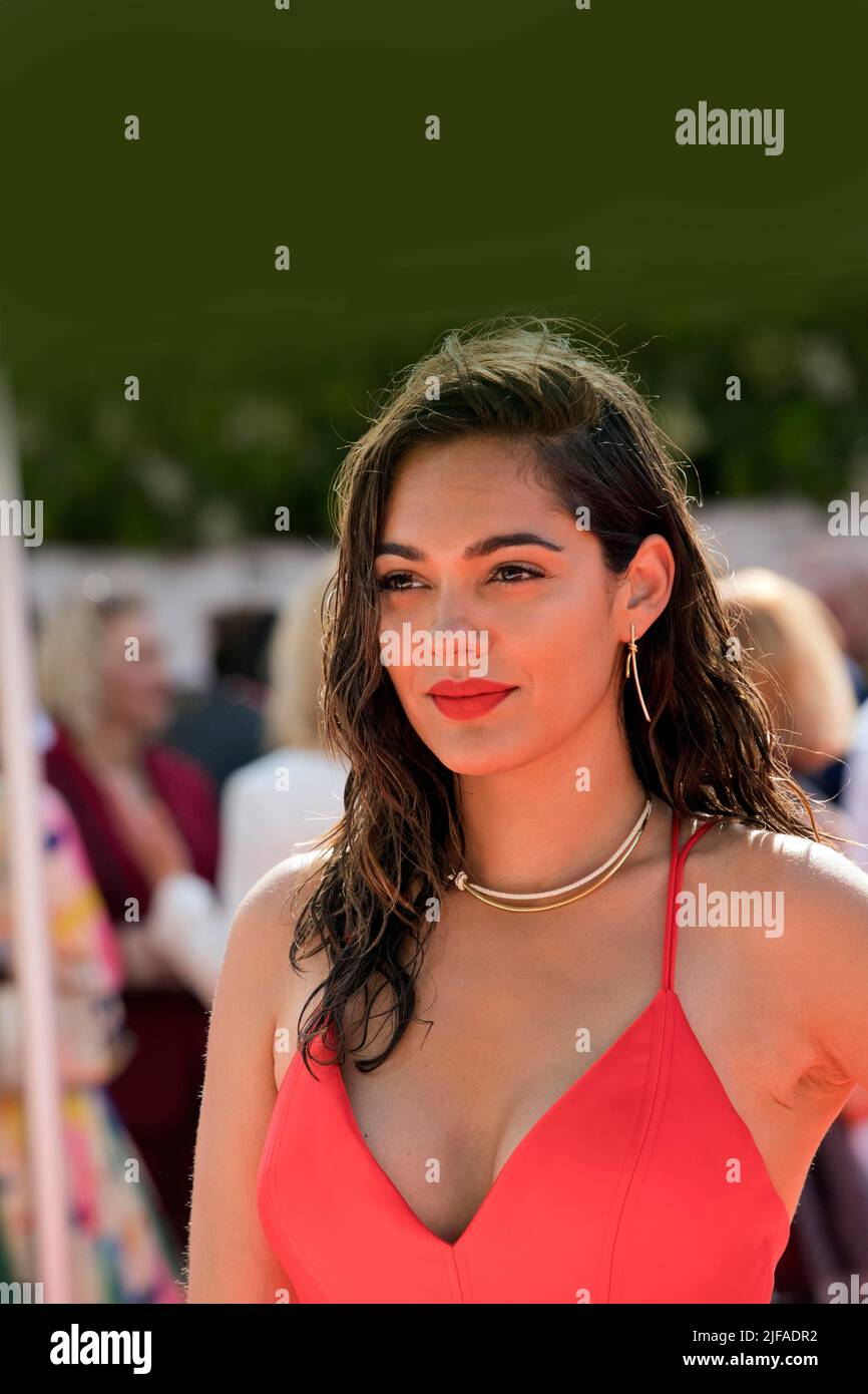 Schauspielerin Nilam Farooq, Deutscher Filmpreis Lola 2022, Berlin, Deutschland Stockfoto