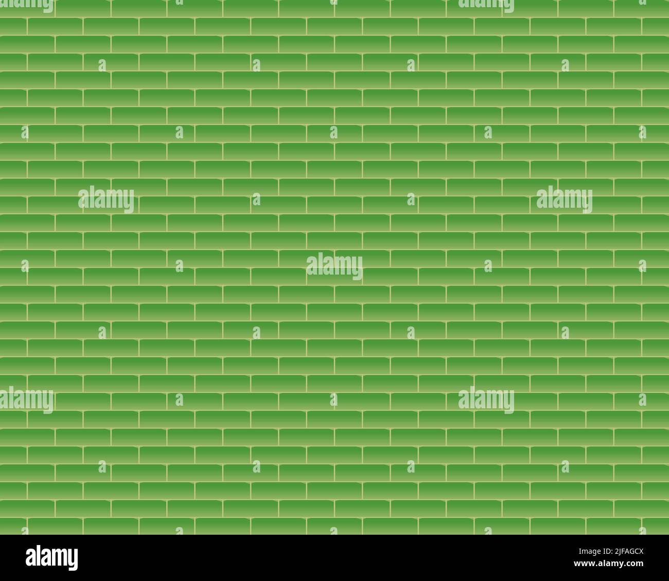 Abstrakt Hintergrund grün strukturiert Backstein Wand Oberfläche Kunst Grafik Design Tapete Muster nahtlose Vektor Illustration Stock Vektor