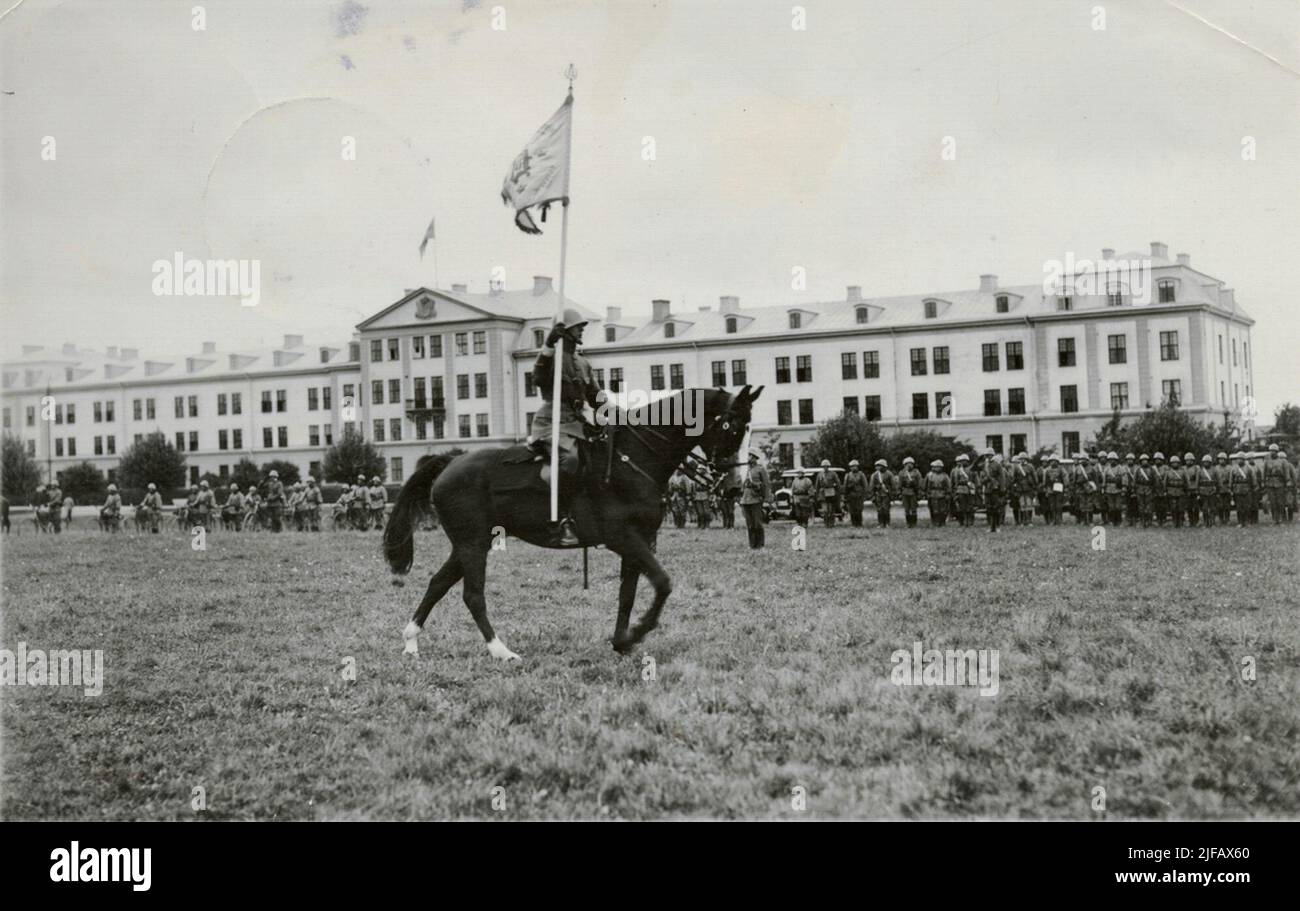 Husaren des Royal Life Regiment 1/10 1936 - 1/10 1939. Stockfoto