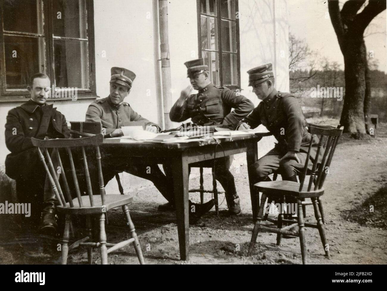 VEEK-End in Säby, Frühjahr 1934. Stockfoto