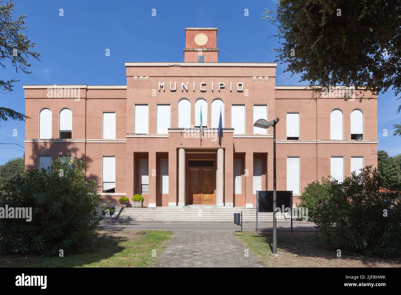 Municipio (Rathaus), Castrocaro Terme, Italien Stockfoto