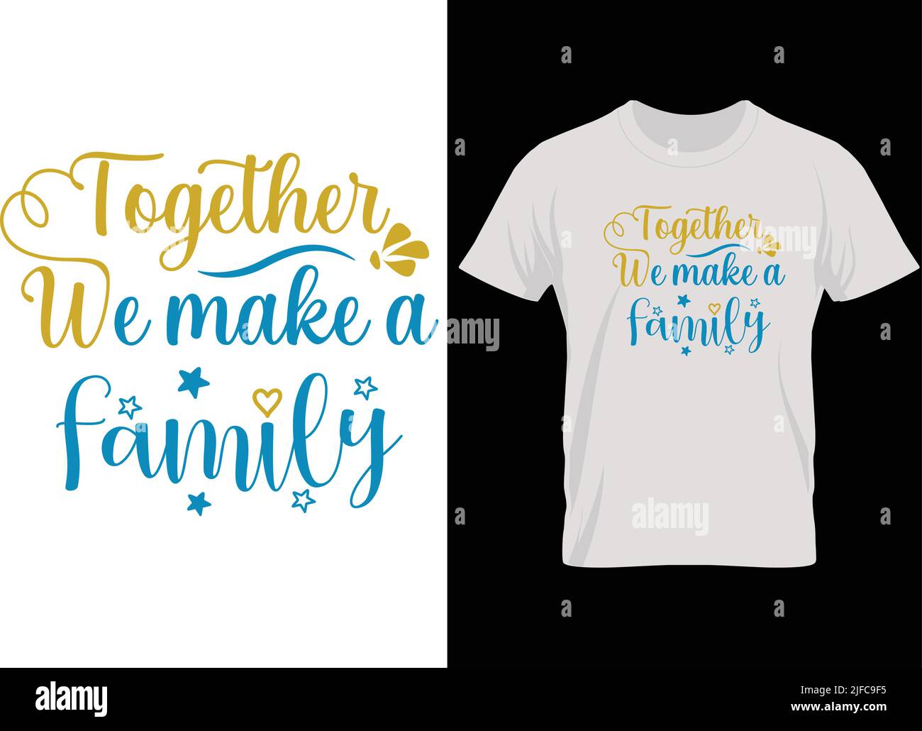 Sommer Familie Typografie Vektor T-Shirt-Design... Stock Vektor