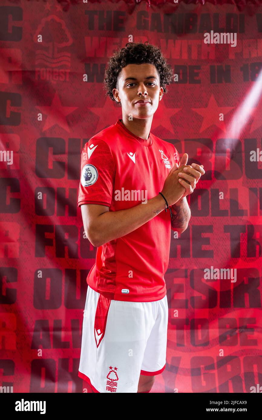 Brennan Johnson unterzeichnet eine neue Vertragsverlängerung um vier Jahre bei Nottingham Forest Stockfoto