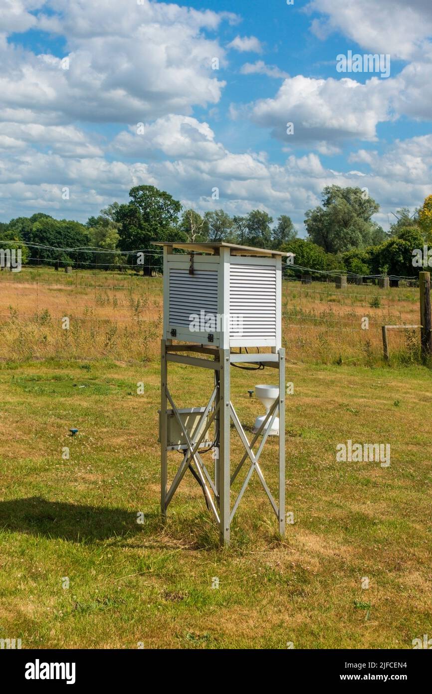 Wetterstation,Normanby Hall,Normanby,North Lincolnshire Stockfoto