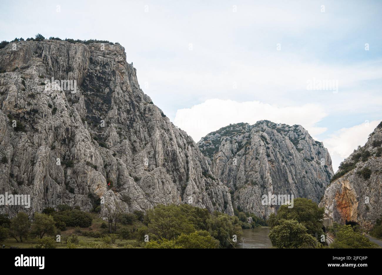Demir Kapija Canyon - Das Eiserne Tor Stockfoto