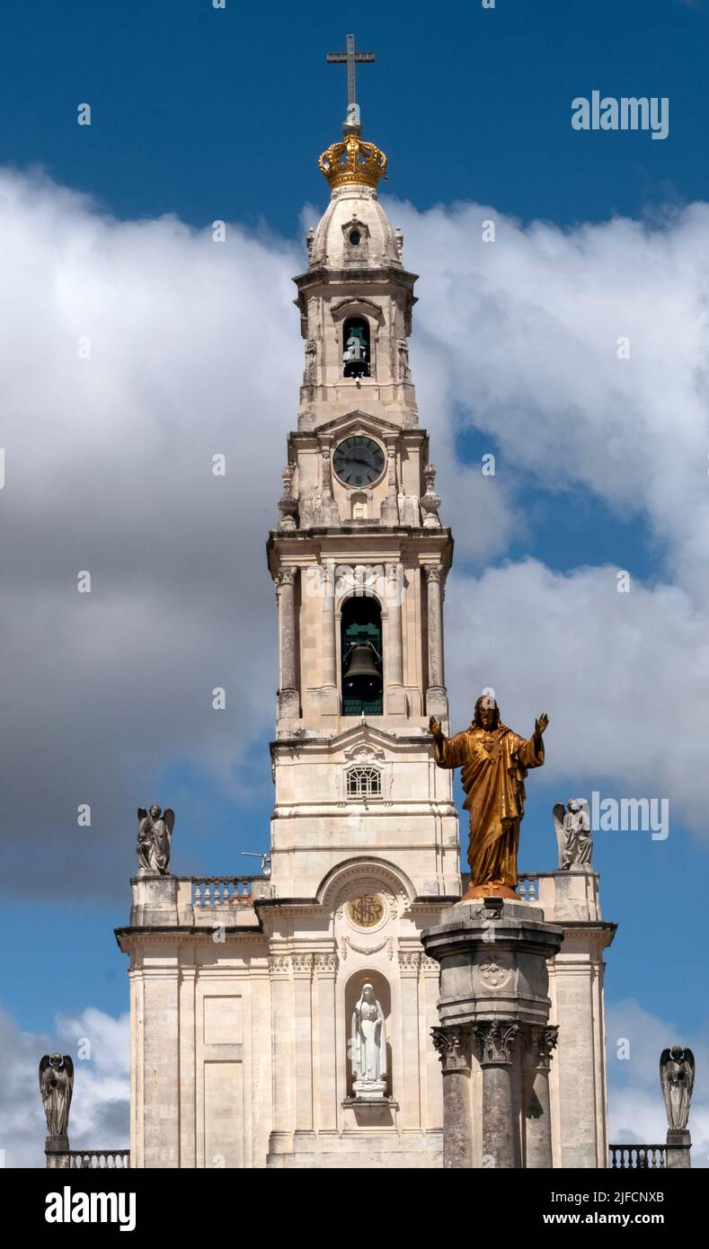 Heiligtum von Fatima in Portugal Stockfoto