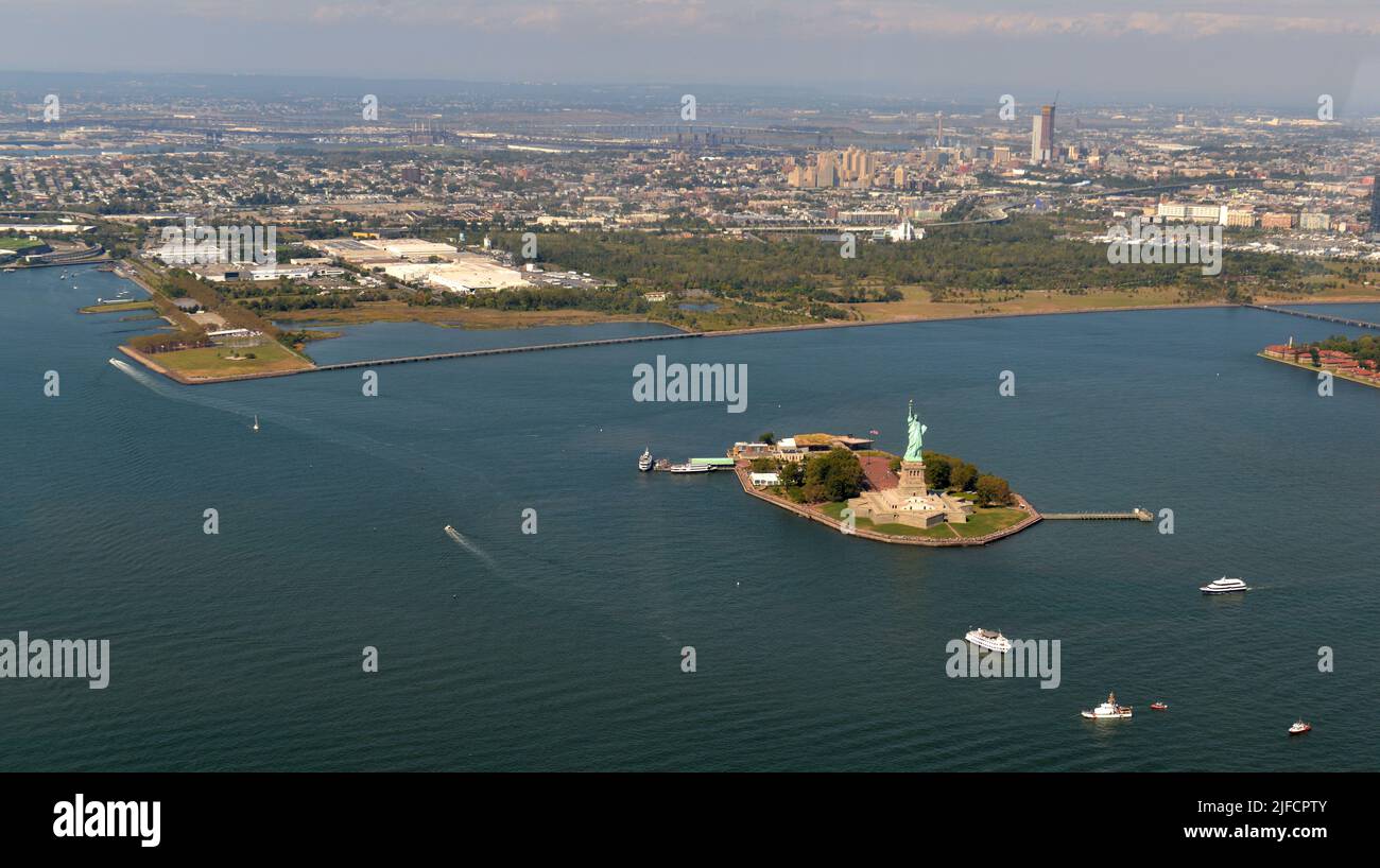 New York City. Liberty Island Stockfoto