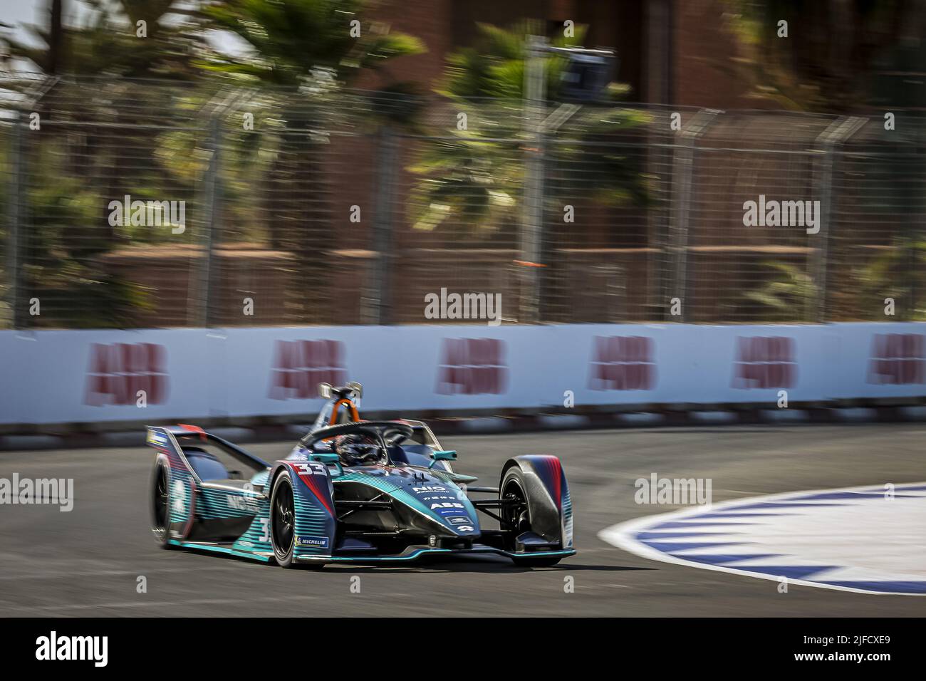 Marrakesch, Marokko. 01.. Juli 2022. 33 TICKTUM Dan (gbr), NIO 333 FE Team, Nio 333 001, Aktion während des Marrakesch ePrix 2022, 7. Treffen der ABB FIA Formel E Weltmeisterschaft 2021-22, auf dem Circuit International Automobile Moulay El Hassan vom 30. Juni bis 2. Juli in Marrakesch, Marokko - Foto: Gregory Lenormand/DPPI/LiveMedia Kredit: Independent Photo Agency/Alamy Live News Stockfoto