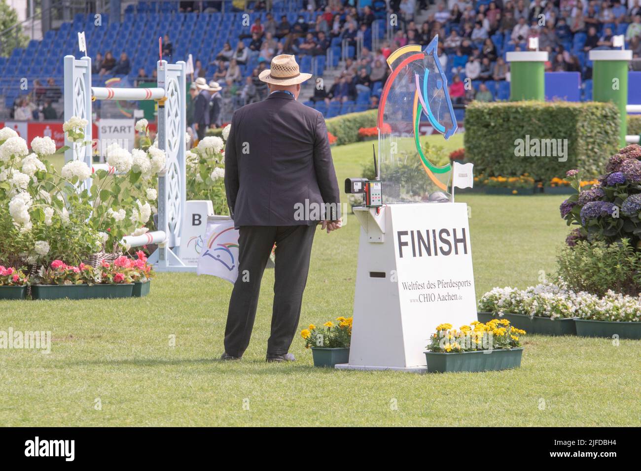 Aachen Juni 2022: CHIO - Bilder vom Springen Stockfoto