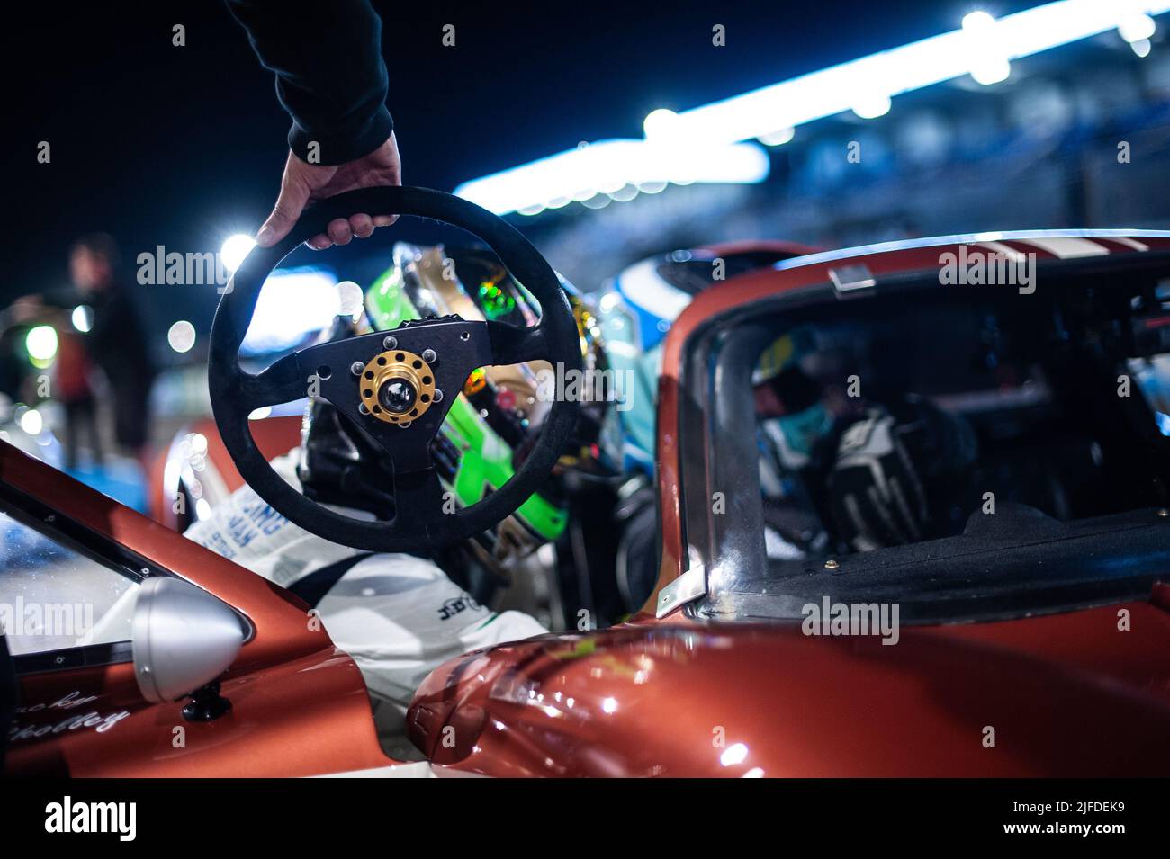 Le Mans, Frankreich. 01.. Juli 2022. 59 STUCKY (CH) / CHOLLEY (FR) / YERLY (FR),Ford GT40 Mk IV / 1967 , Aktion während der Le Mans Classic 2022 vom 30. Juni bis 3. Juli 2022 auf dem Circuit des 24 Heures du Mans, in Le Mans, Frankreich - Foto Joris Clerc / DPPI Quelle: DPPI Media/Alamy Live News Stockfoto