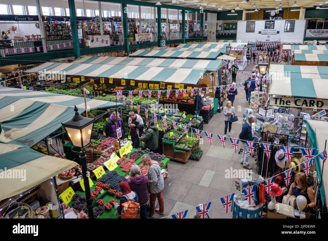 Markthalle von Shrewsbury, Shropshire Stockfoto