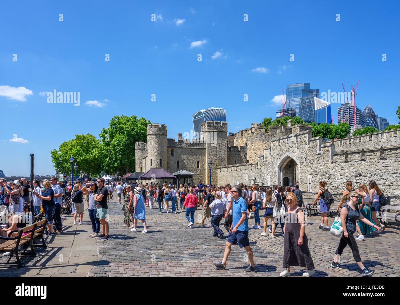 Der Tower of London, London, England, UK Stockfoto