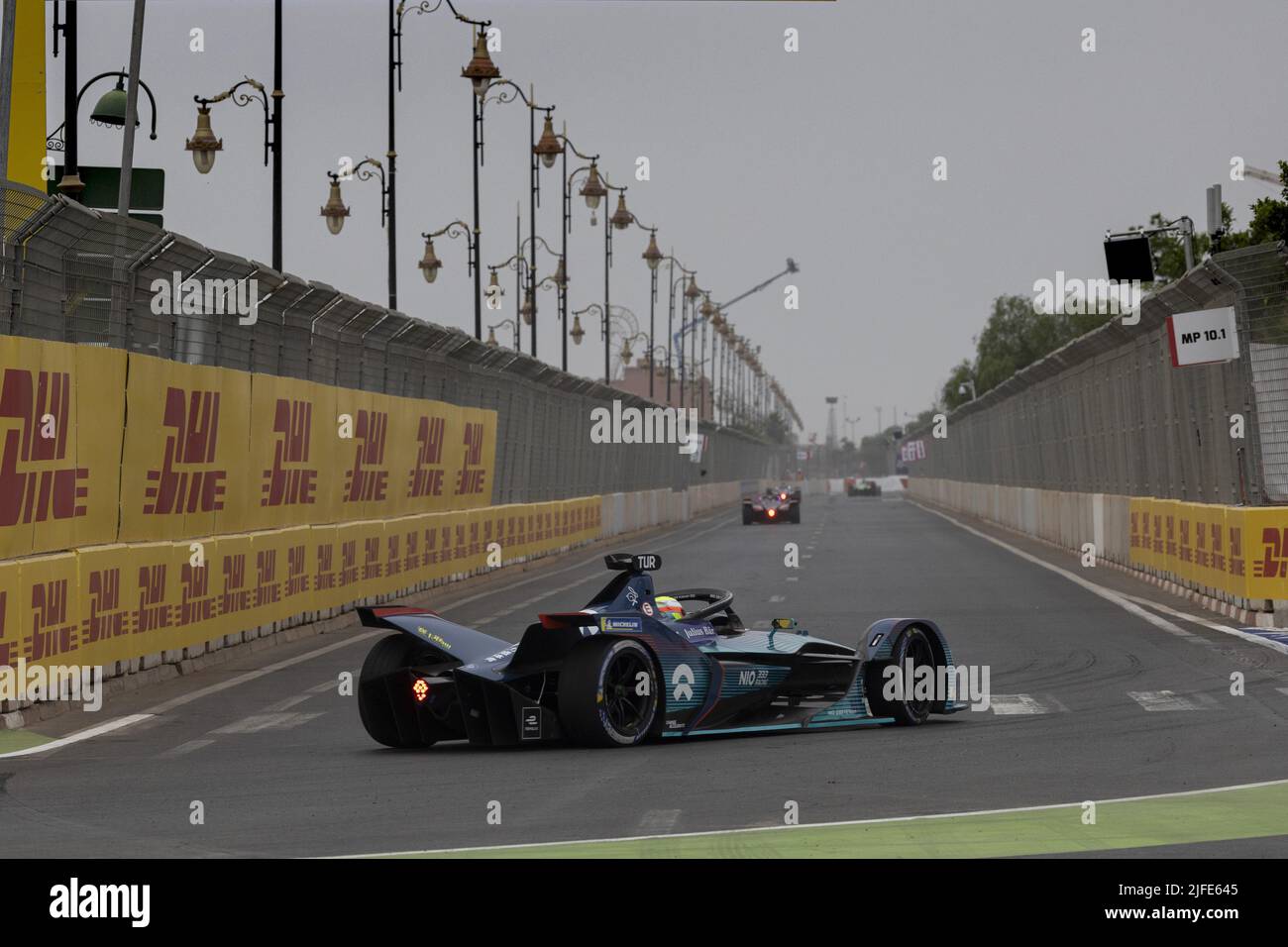 TURVEY Oliver (gbr), NIO 333 FE Team, Nio 333 001, Portrait während des Marrakesch ePrix 2022, 7. Treffen der ABB FIA Formel E Weltmeisterschaft 2021-22, auf dem Circuit International Automobile Moulay El Hassan vom 30. Juni bis 2. Juli, in Marrakesch, Marokko - Foto: Marc De Mattia/DPPI/LiveMedia Stockfoto
