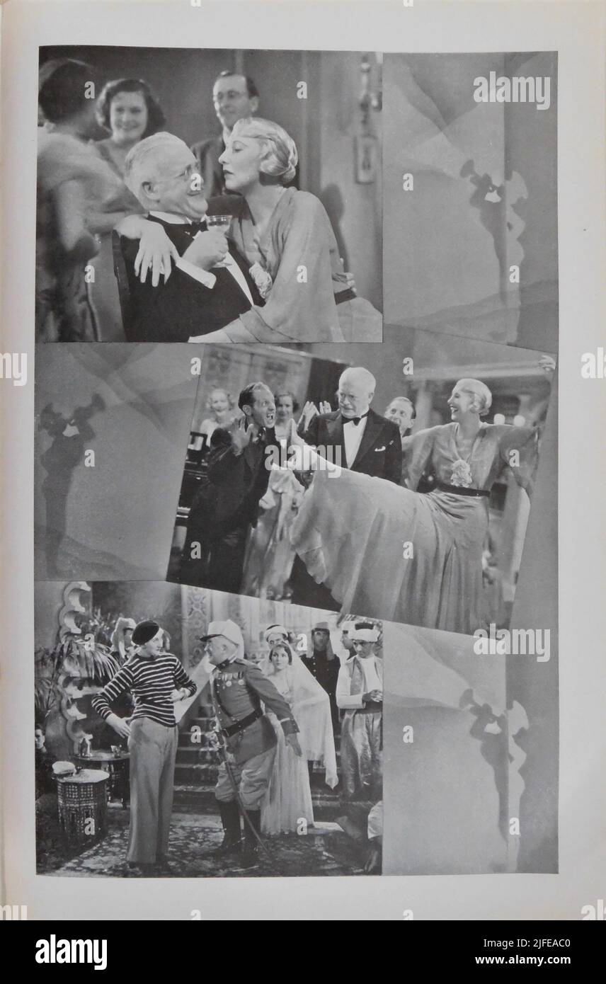 CYRIL MAUDE und CHARLOTTE GREENWOOD in ORDERS IS ORDERS 1933 Regisseur WALTER FORDE spielen Ian Hay und Anthony Armstrong Drehbuch Sidney Gilliat und Leslie Arliss zusätzlichen Dialog James Gleason Art Direction Alfred Junge Produzent Michael Balcon Gaumont British Picture Corporation / Ideal Films Stockfoto