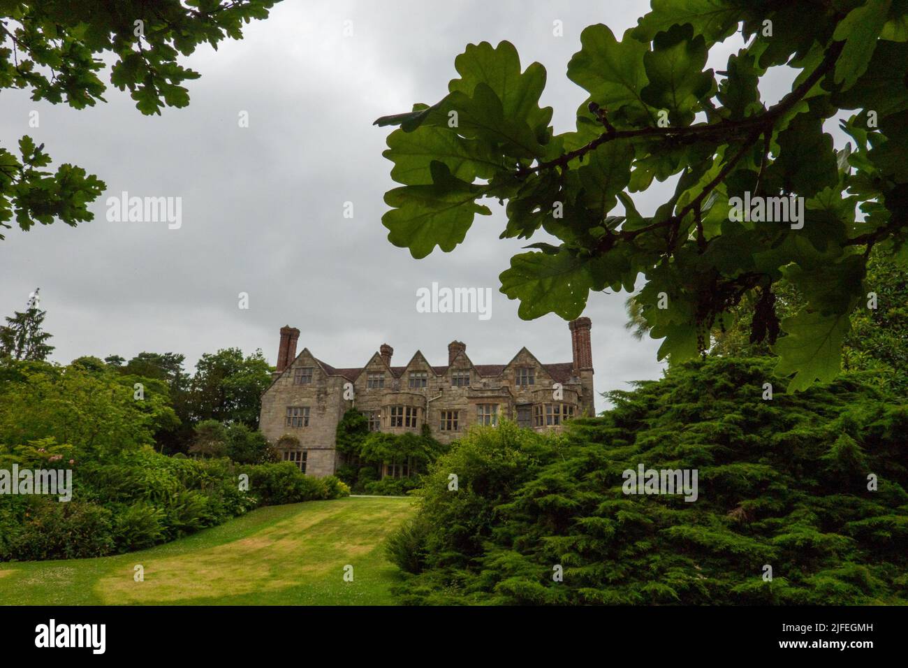 Garden Benthall Hall Stockfoto