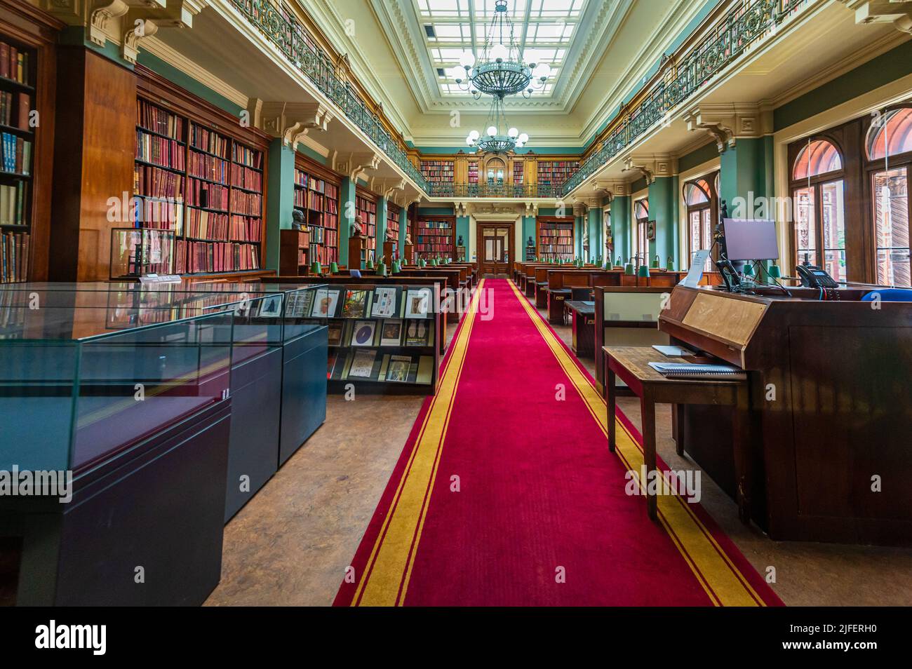 Die National Art Library, Victoria and Albert Museum, London Stockfoto