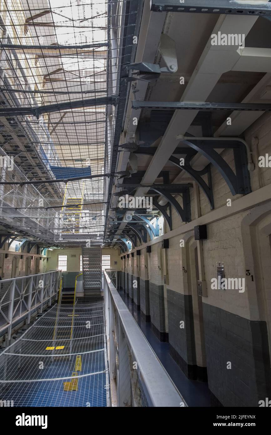 Im Shrewsbury Gefängnis, Shropshire Stockfoto