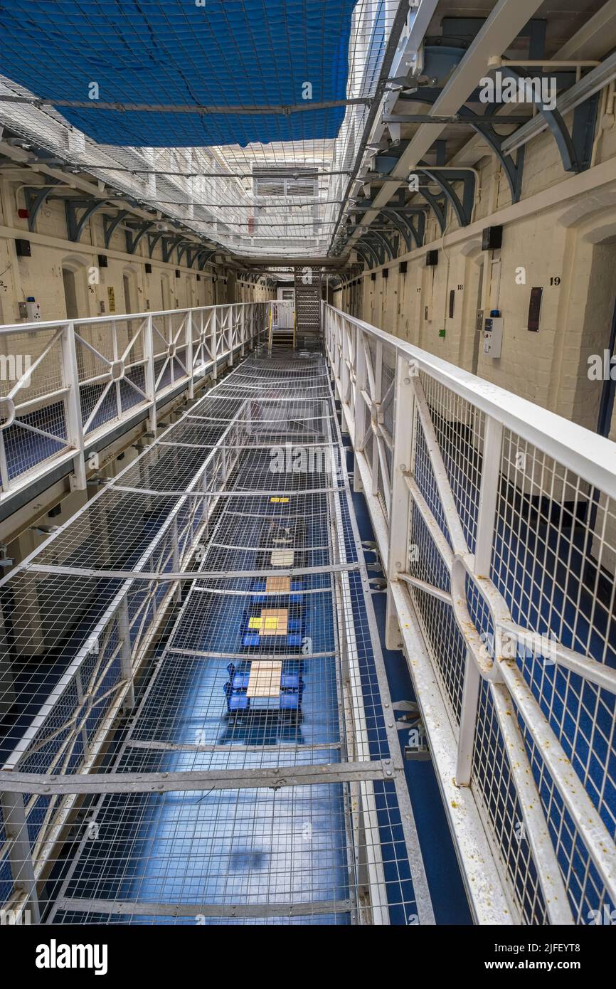 Im Shrewsbury Gefängnis, Shropshire Stockfoto