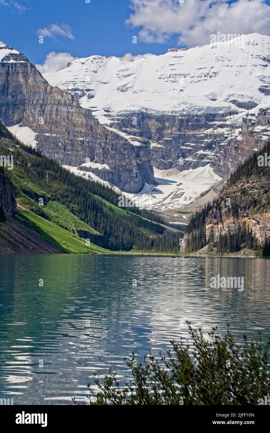 Lake Louise, Banff Nationalpark, Alberta Stockfoto