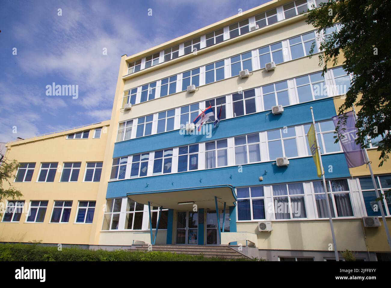 Serbien, Vojvodina, Subotica, höhere technische Schule für Berufsbildung Stockfoto