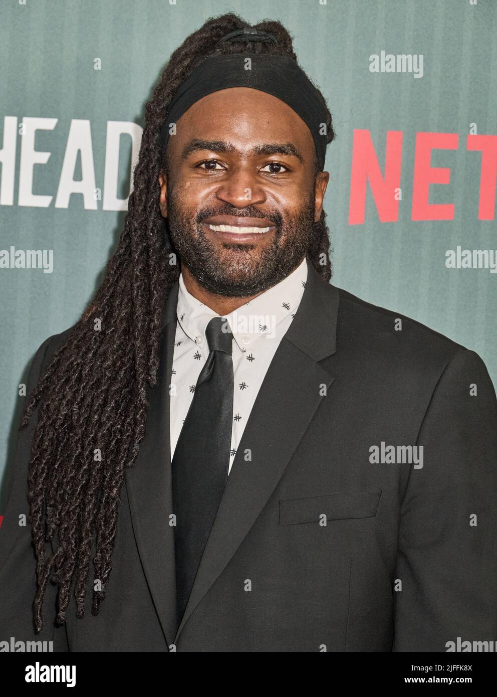 NEW YORK, NY, USA - 15. JUNI 2022: Alexander Blake nimmt an der New Yorker Premiere von Netflix' 'Spiderhead' im Pariser Theater Teil. Stockfoto