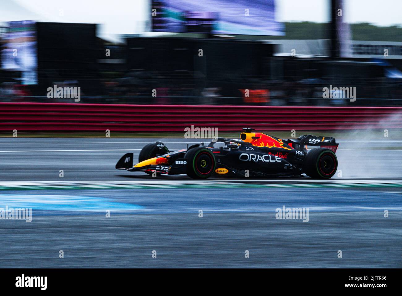 SILVERSTONE, England, 02.JULY2022;#1, Max VERSTAPPEN, NDL, Oracle Red Bull Racing; Formel 1, BRITISCHER F1 Grand Prix auf der Silverstone-Rennstrecke Stockfoto