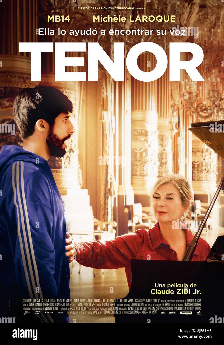 MICHELE LAROQUE und MOHAMMED BELKHIR im TENOR (2022), Regie Claude ZIDI JR. Kredit: STUDIOCANAL / Album Stockfoto