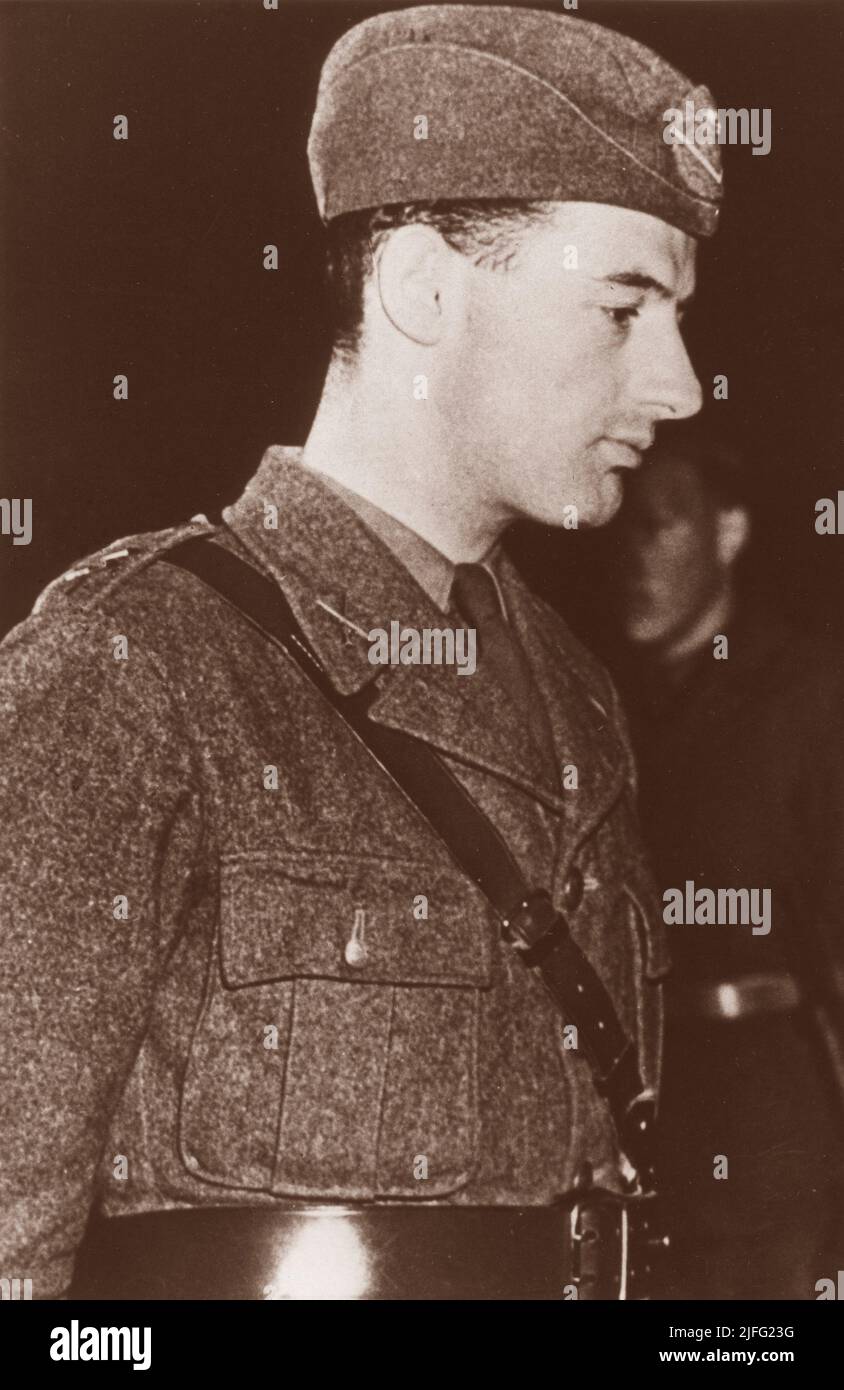 Raoul Wallenberg. Schwedischer Diplomat. Geboren im August 4 1912, verschwunden im Januar 17 1945. Er rettete Tausende von juden im deutsch besetzten Ungarn während des Holocaust von deutschen nazis und ungarischen Faschisten während der späteren Phasen des Zweiten Weltkriegs Was mit ihm geschah, als er starb, ist immer noch Gegenstand fortgesetzter Spekulationen. Stockfoto