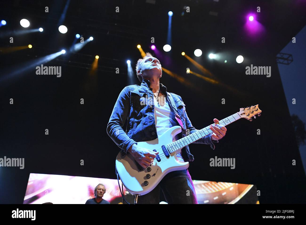 Rom, Italien. 02.. Juli 2022. Simon McBride von Deep Purple, während des Woosh! Tour, 2.. Juli, im Auditorium Parco della Musica, Rom, Italien Credit: Independent Photo Agency/Alamy Live News Stockfoto
