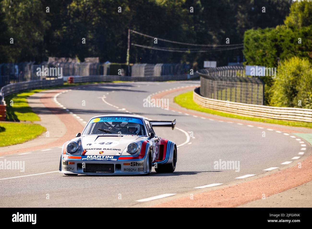 43 DUMAREY (BE) / BRUNN (DE) / BRUNN (DE), Porsche 911 RSR Turbo 2, 1L / 1974 , Aktion während der Le Mans Classic 2022 vom 30. Juni bis 3. Juli 2022 auf dem Circuit des 24 Heures du Mans, in Le Mans, Frankreich - Foto Damien Saulnier / DPPI Stockfoto