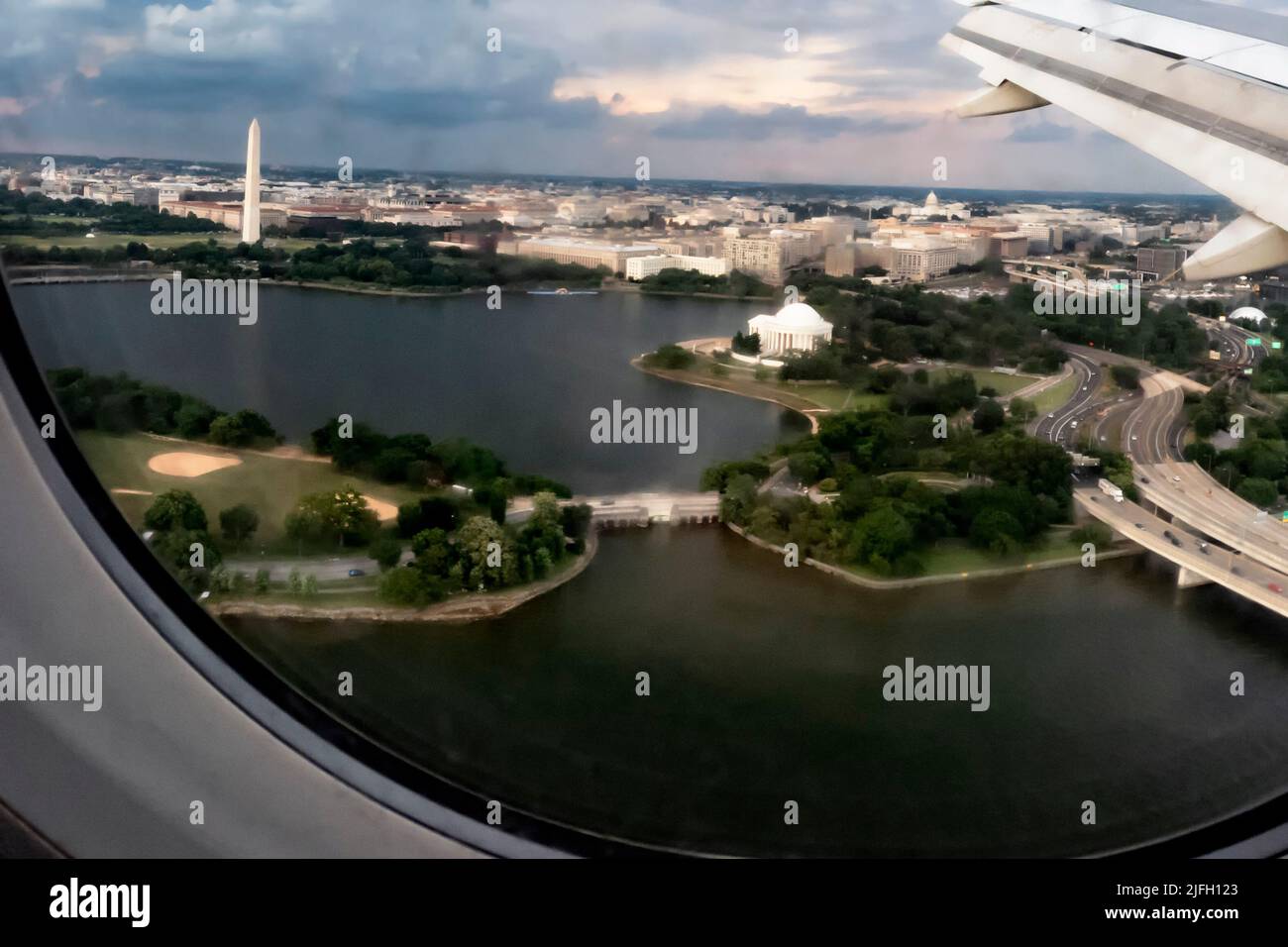 Ein guter Platz in DCA Stockfoto