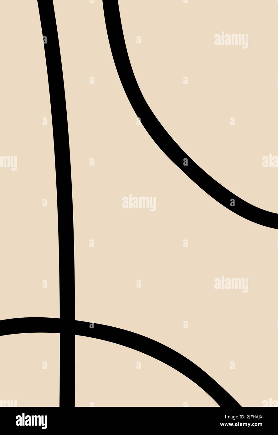 Moderne geometrische Kompositionen und Formen. Abstrakter moderner Hintergrund. Stock Vektor