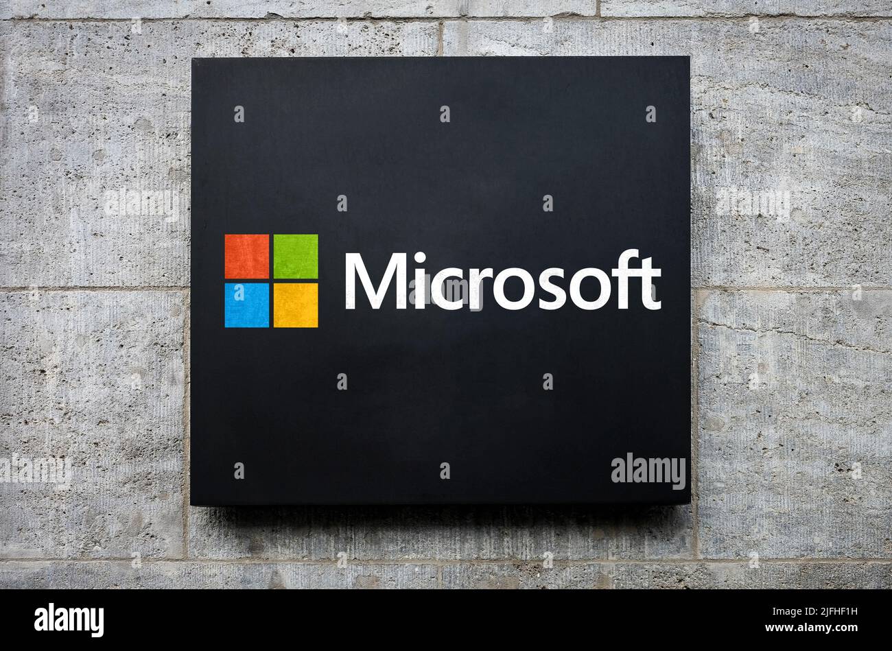 Microsoft Store-Logo Stockfoto