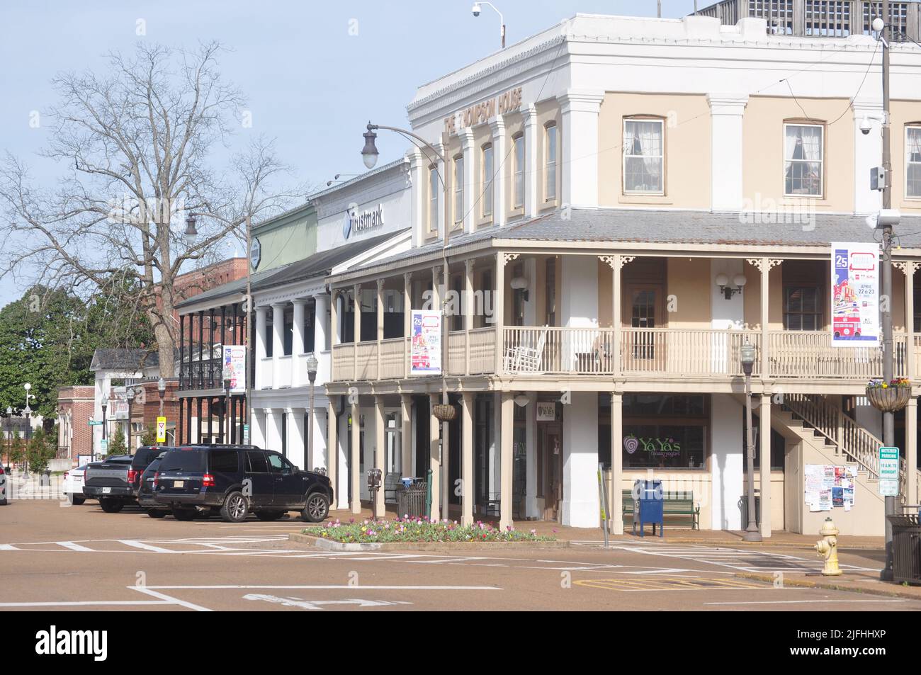 E Jackson Avenue, Oxford, Mississippi, USA Stockfoto