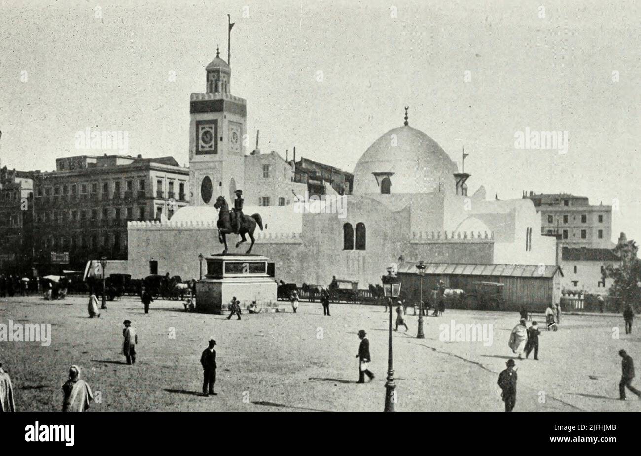 Moschee Djedid, Algier, um 1900 Stockfoto