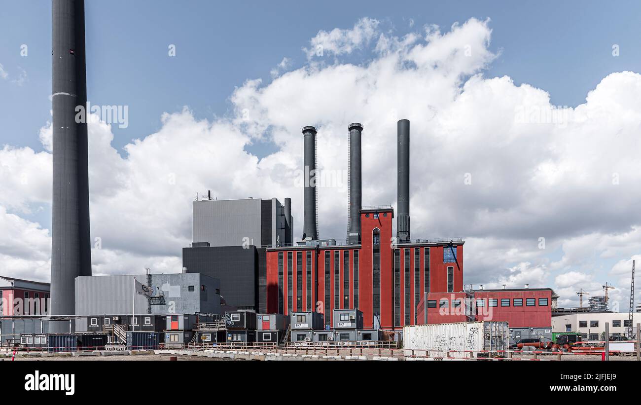 H. C. Ørsted Power Plant ist ein Erdgasheizkraftwerk in Kopenhagen, Dänemark, 2. Juli 2022 Stockfoto