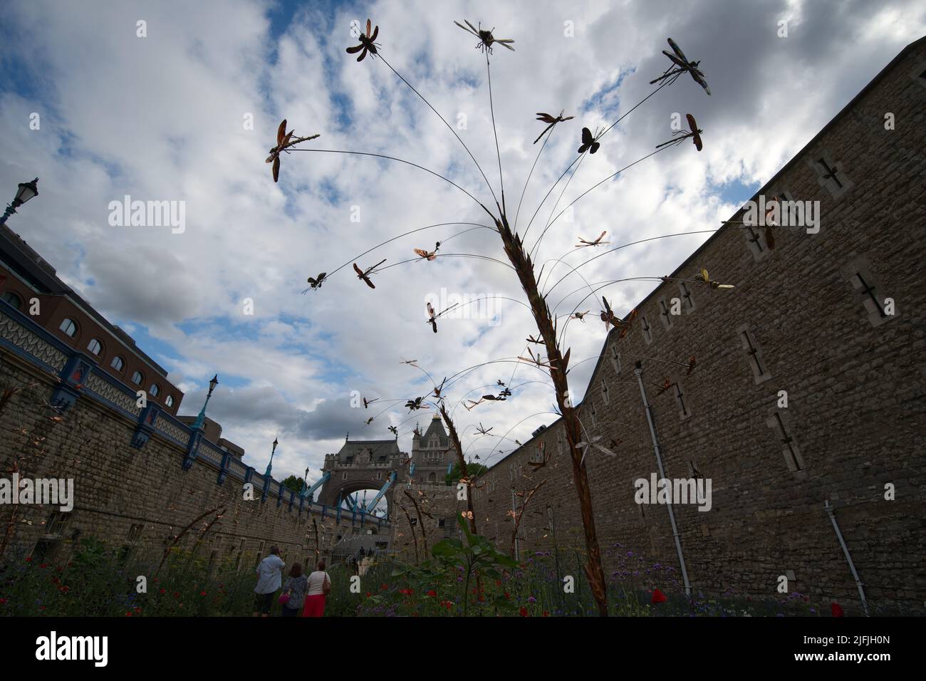 Superbloom-Veranstaltung im Tower of London Stockfoto