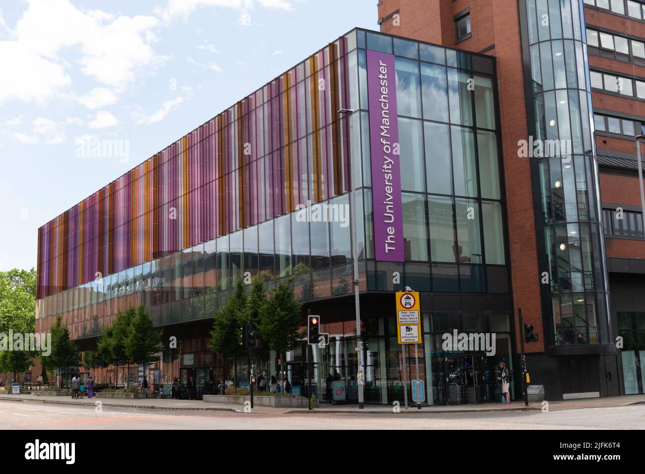 Manchester University Business School, Oxford Road Campus. Alliance MBS, Großbritannien Stockfoto