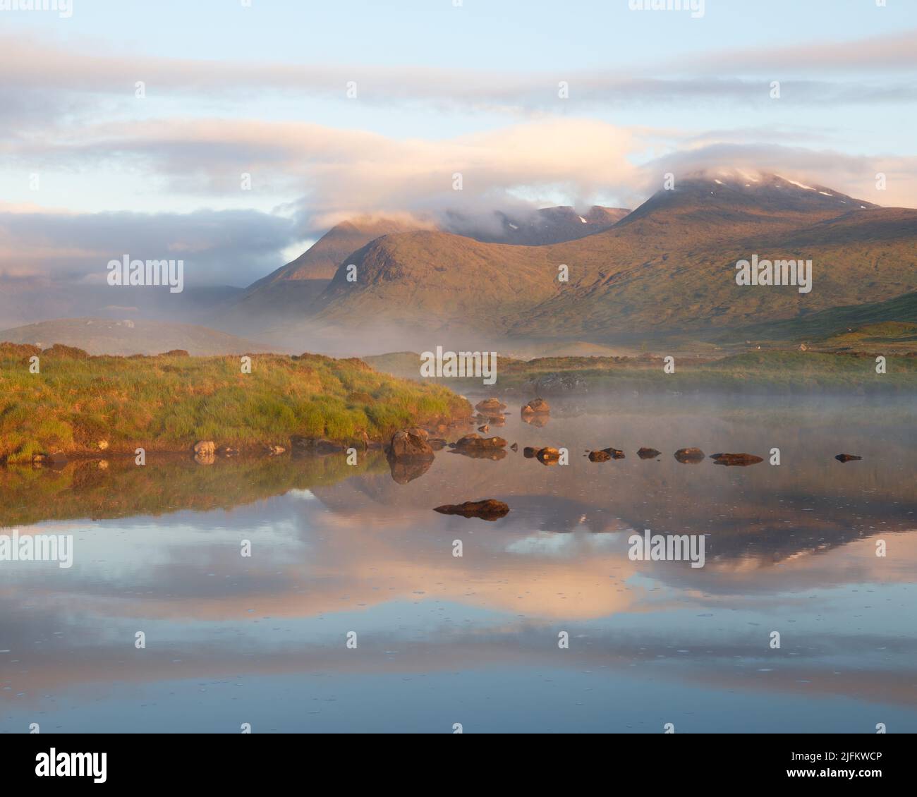 Lochan na Stainge Stockfoto