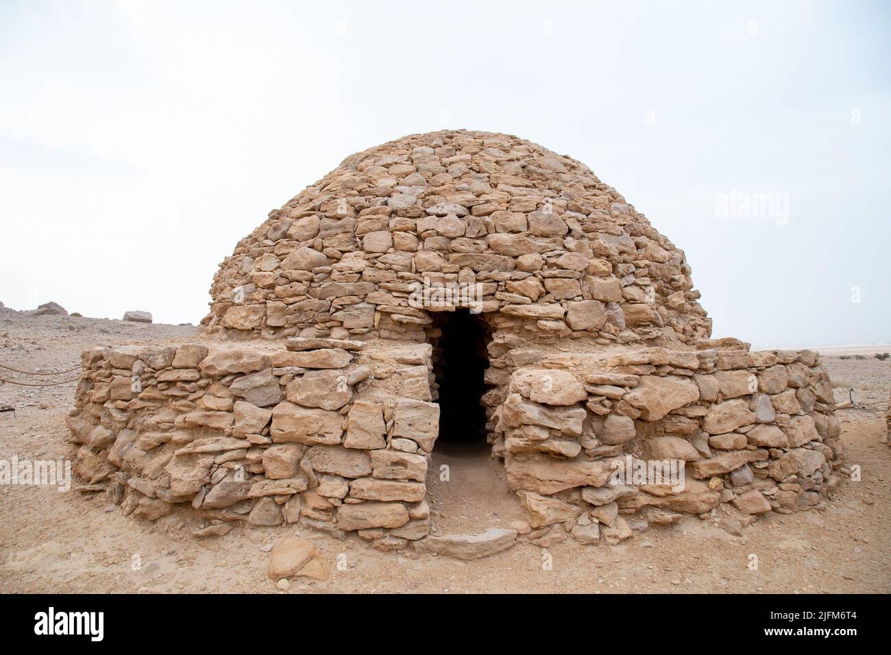 Das historische Jebel Hafeet Beehive Grab Stockfoto