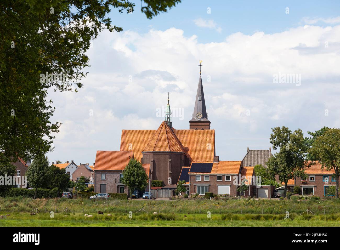 Römisch-kathile Kirche von Bergen, Noord-Limburg, Niederlande Stockfoto