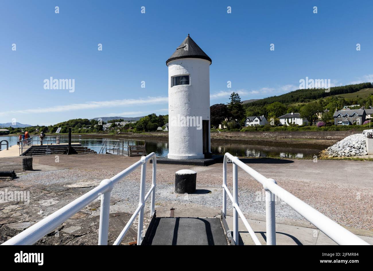 Leuchtturm in Corpach, Fort William, Schottland Stockfoto
