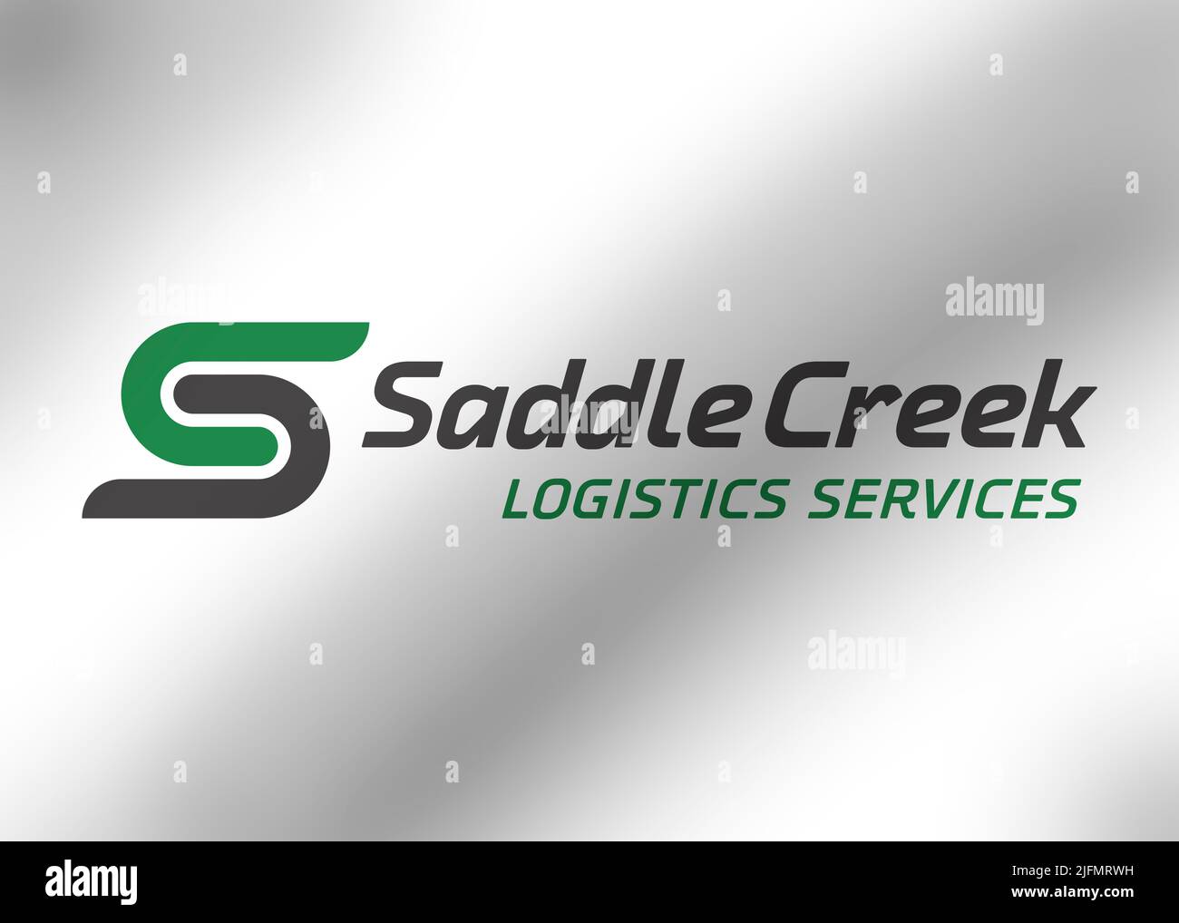 Logo von Saddle Creek Stockfoto