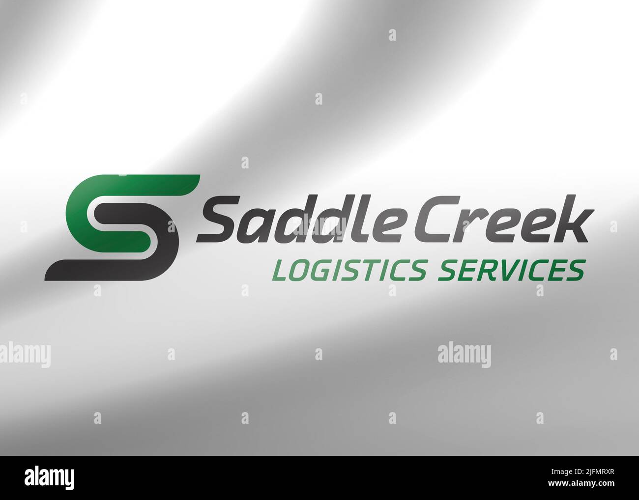Logo von Saddle Creek Stockfoto